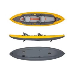 Canoë Kayak Gonflable 2 Places De Randonnée Fond Haute Pression - X100+ -Aqua Sport Soldes canoe kayak gonflable 2 places de randonnee fond haute pression x100 2