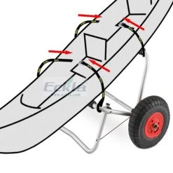 CHARIOT KAYAK CANOE PLIABLE ECKLA CANYON -Aqua Sport Soldes chariot kayak canoe pliable eckla canyon 2