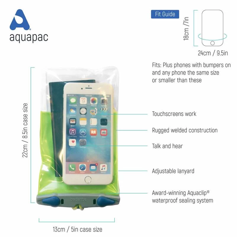 Aquapac Etui Professionnel étanche Pour Téléphone Plus Plus Bleu 5 Aquapac Etui Professionnel étanche Pour Téléphone Plus Plus Bleu – Image 3