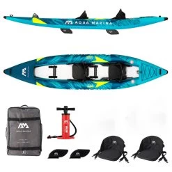 KAYAK AQUA MARINA STEAM 412 2 PERSONNES 2023 -Aqua Sport Soldes kayak aqua marina steam 412 2 personnes 2022 1