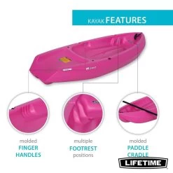 Kayak Enfant 6 Ft. LIFETIME Wave™ #90827 -Aqua Sport Soldes kayak enfant 6 ft lifetime wave 90827 3