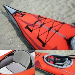 KAYAK GONFLABLE ADVANCED ELEMENTS FRAME CONVERTIBLE ELITE ROUGE -Aqua Sport Soldes kayak gonflable advanced elements frame convertible elite rouge 4