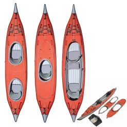 KAYAK GONFLABLE ADVANCED ELEMENTS FRAME CONVERTIBLE ROUGE -Aqua Sport Soldes kayak gonflable advanced elements frame convertible rouge 2