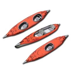 KAYAK GONFLABLE ADVANCED ELEMENTS FRAME CONVERTIBLE ROUGE -Aqua Sport Soldes kayak gonflable advanced elements frame convertible rouge 8