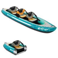 KAYAK SEVYLOR ALAMEDA 3 PLACES -Aqua Sport Soldes kayak sevylor alameda 3 places 6