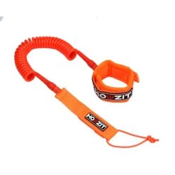 LEASH DE SUP HOWZIT COIL ORANGE -Aqua Sport Soldes leash de sup howzit coil orange 1