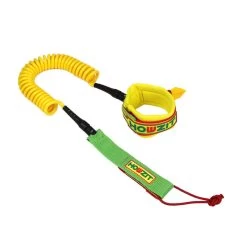 LEASH DE SUP HOWZIT COIL RASTA 9' -Aqua Sport Soldes leash de sup howzit coil rasta 9 1 1