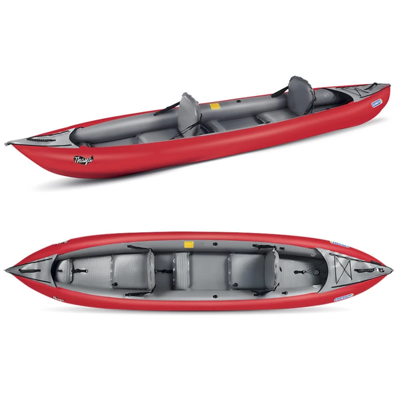 PACK KAYAK GUMOTEX THAYA 2 PLACES CONVERTIBLE ROUGE 5 PACK KAYAK GUMOTEX THAYA 2 PLACES CONVERTIBLE ROUGE – Image 3