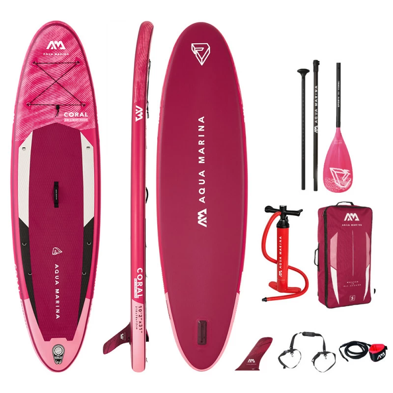Aqua Sport Soldes -Aqua Sport Soldes paddle aqua marina coral 102 2022 1