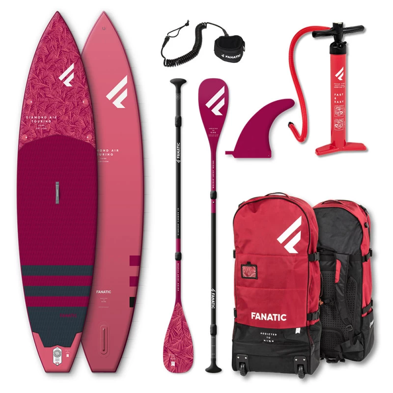 PADDLE FANATIC 2022 DIAMOND AIR TOURING 11.6x31 GONFLABLE + PAGAIE CARBON DIAMOND C35 COMPLET 4 PADDLE FANATIC 2022 DIAMOND AIR TOURING 11.6x31 GONFLABLE + PAGAIE CARBON DIAMOND C35 COMPLET – Image 2