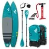 PADDLE FANATIC RAY AIR 13.6x35 PREMIUM 2022 GONFLABLE + PAGAIE CARBONE C35 COMPLET -Aqua Sport Soldes paddle fanatic ray air 136x35 premium 2022 gonflable pagaie carbone c35 complet
