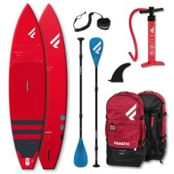 PADDLE GONFLABLE FANATIC RAY AIR 11.6 X 31 PURE ROUGE 2022 -Aqua Sport Soldes paddle gonflable fanatic ray air 116 x 31 pure rouge 2022 1