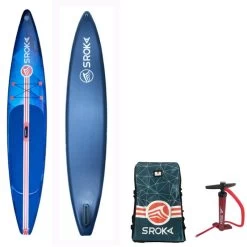 PADDLE GONFLABLE SROKA ALPHA FUSION BLEU 12.6 X 28 2021 -Aqua Sport Soldes paddle gonflable sroka alpha fusion bleu 126 x 28 2021 1