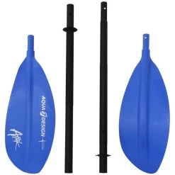 PAGAIE KAYAK AQUADESIGN ATTAK 4 PARTIES 220CM Bleu -Aqua Sport Soldes pagaie kayak aquadesign attak 4 parties 220cm bleu 3
