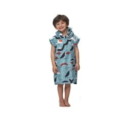 PONCHO AFTER ENFANT SKETCHBOOK BLUE -Aqua Sport Soldes poncho after enfant sketchbook blue 2