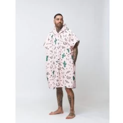 PONCHO AFTER HYPE PALE PINK -Aqua Sport Soldes poncho after hype pale pink 2