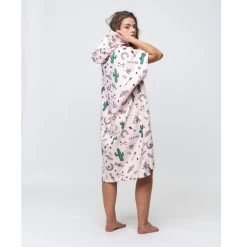PONCHO AFTER HYPE PALE PINK -Aqua Sport Soldes poncho after hype pale pink 3