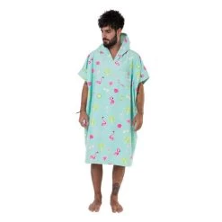 PONCHO AFTER PARADISE ICE BLEU