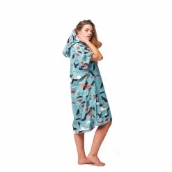 PONCHO AFTER SKETCHBOOK BLEU -Aqua Sport Soldes poncho after sketchbook bleu 2