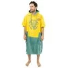 All-In PONCHO ALL IN BUMPY JAUNE/VERT -Aqua Sport Soldes poncho all in bumpy jaune vert