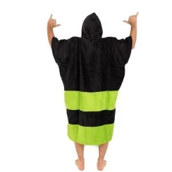 All-In PONCHO ALL IN V FLASH VERT/NOIR -Aqua Sport Soldes poncho all in v flash vert noir 3