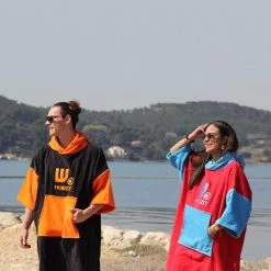 Poncho Howzit Noir/orange -Aqua Sport Soldes poncho howzit noir orange 8