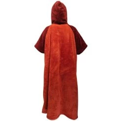 PONCHO PLAID AFTER ESSENTIAL SHERPA ROUGE TU -Aqua Sport Soldes poncho plaid after essential sherpa rouge tu 2