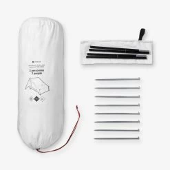 Tente Tarp De Trekking - 2 Places - MT900 V2 Minimal Editions - Undyed -Aqua Sport Soldes tente tarp de trekking 2 places mt900 v2 minimal editions undyed 5